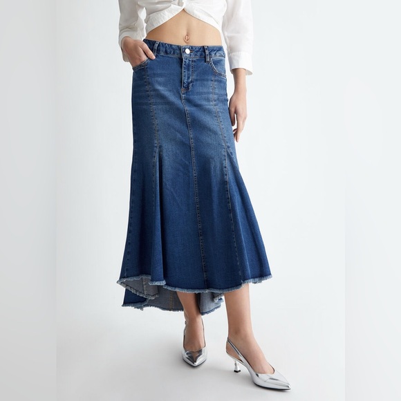 Liu Jo Long maxi denim skirt - Picture 3 of 10